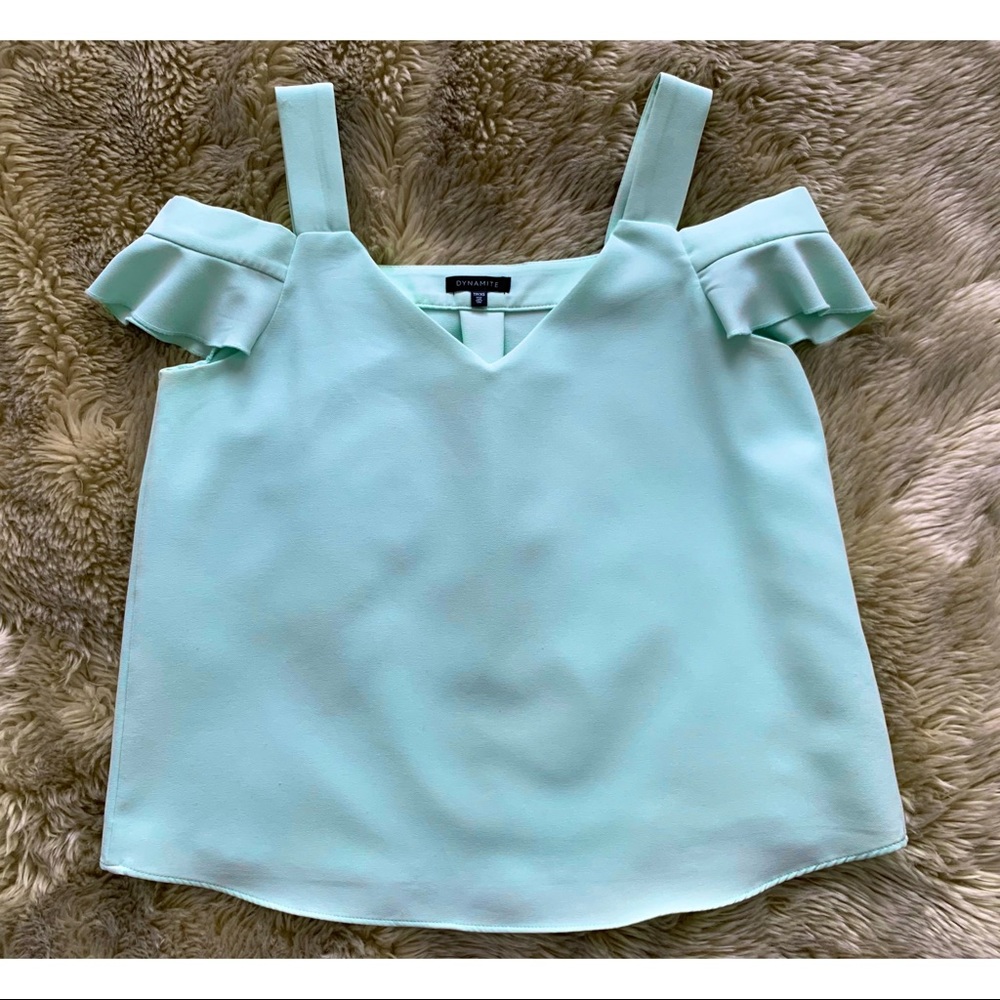 NWOT Dynamite Off-The-Shoulder Top - Picture 2 of 5